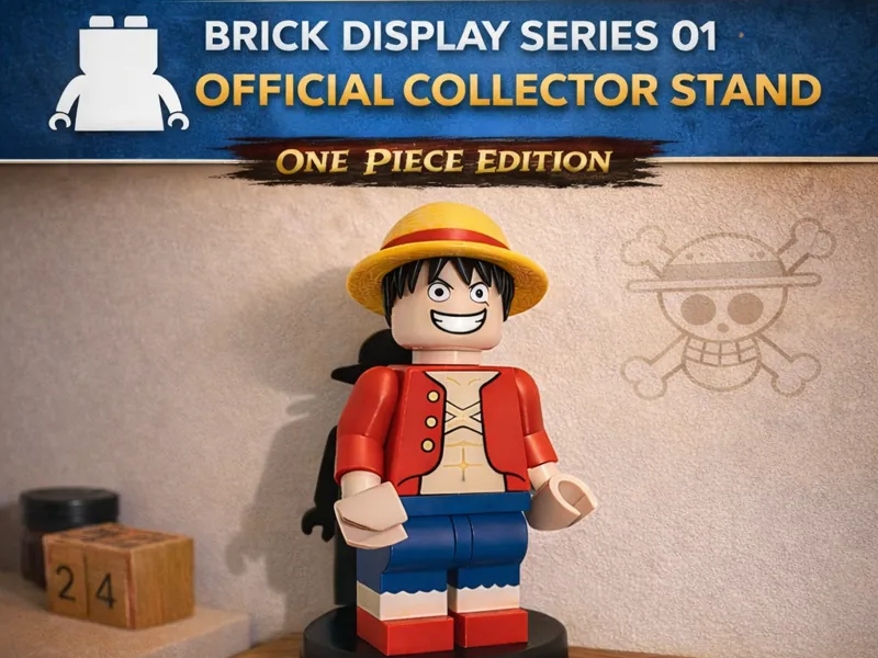 Brick Display Series 01 –Stand | One Piece Edition