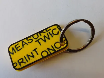 Measure twice print once