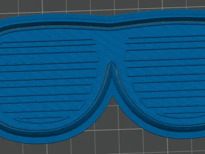 Sunglasses cookie cutter