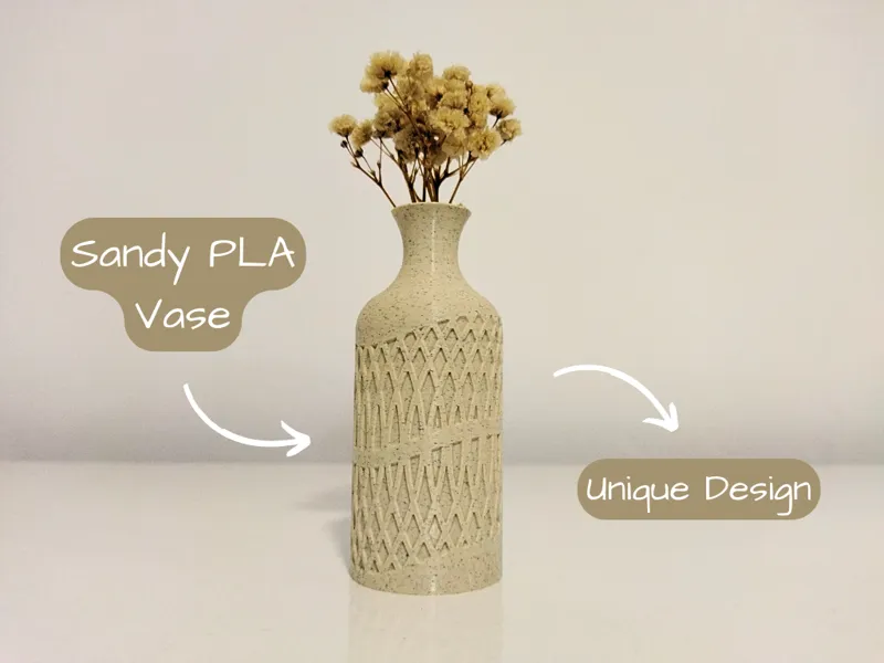 Elegant Textured Vase – Minimalist Design