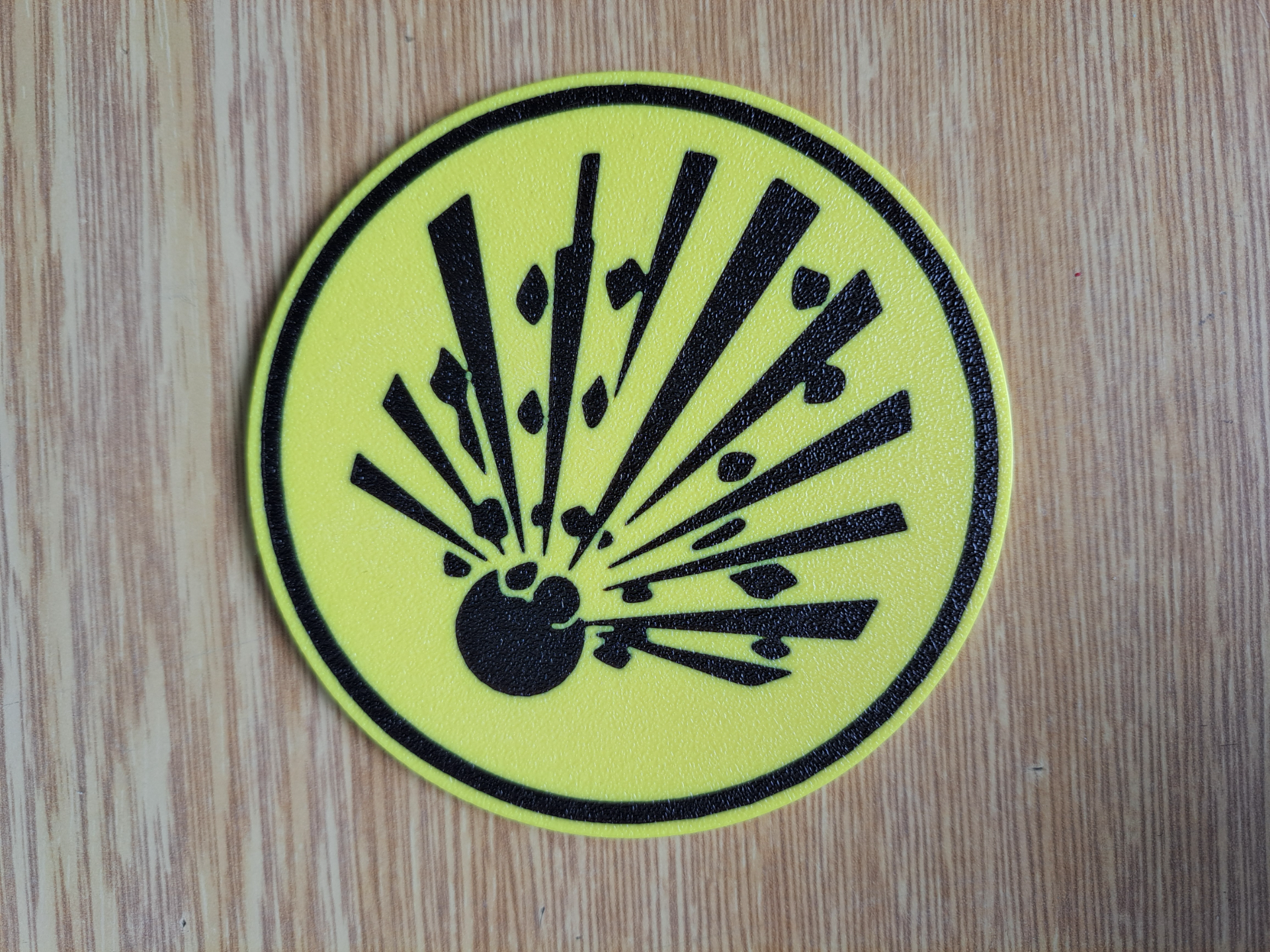 Warning Sign Coaster #08 – Explosive