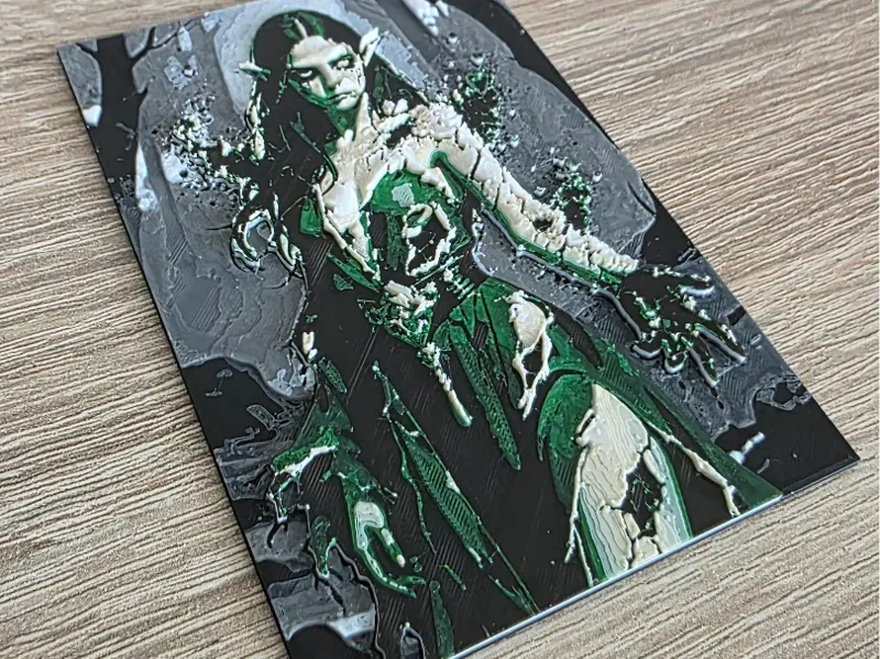 MTG Commander Deckbox Inlay Savra / Golgari