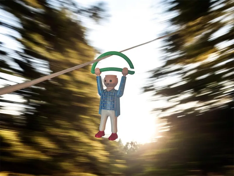 Kid's Toy - Playmobil Zip Line Handle