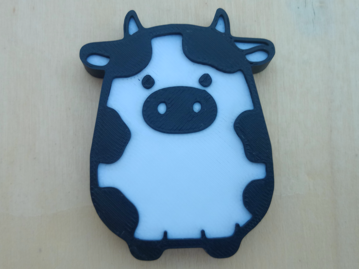 Cow Cute Keychain 3D model by Officine KP