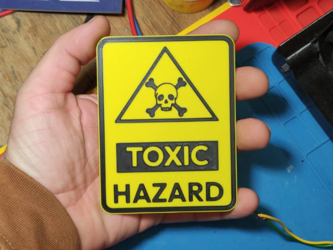 Toxic hazard 3D model