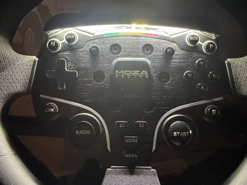 Moza ES Steering Wheel light