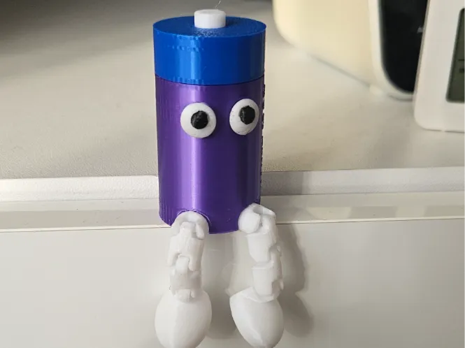 Figurine battery decoration