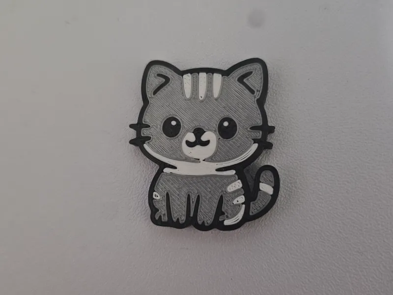 Kawaii Animal Magnet Collection - Cat