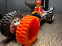Pneu et jante de rechange type briques Lego — photo 2