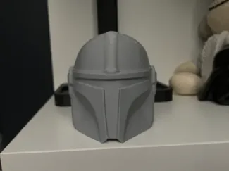 mini mandalorian helmet