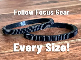 Follow Focus Gear for Lens - All Sizes
