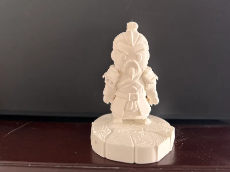 Samurai auf einem Podest