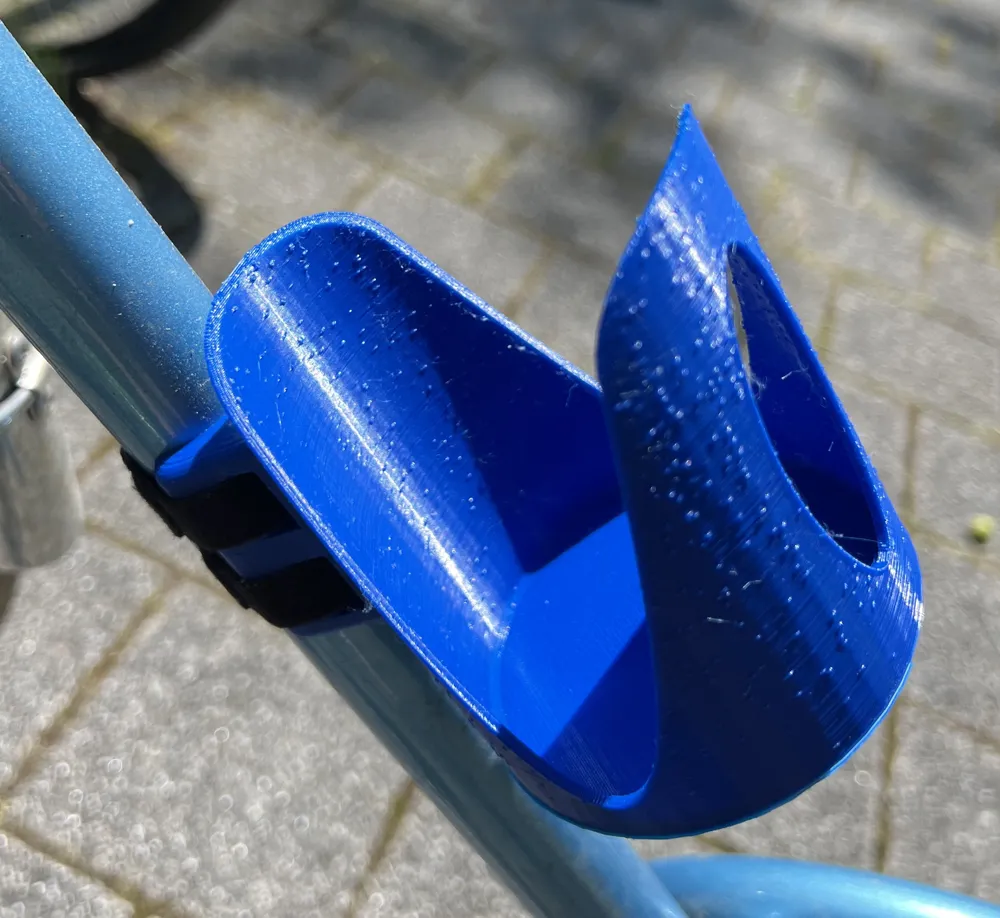 Bike Bottle Holder (Reusable Zipties) by jpbruce MakerWorld