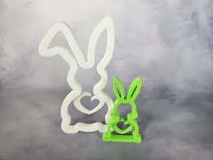 Bunny with heart - Free 3D Print Model - MakerWorld