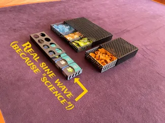 SETI Board Game - Game Trays (with sine wave)