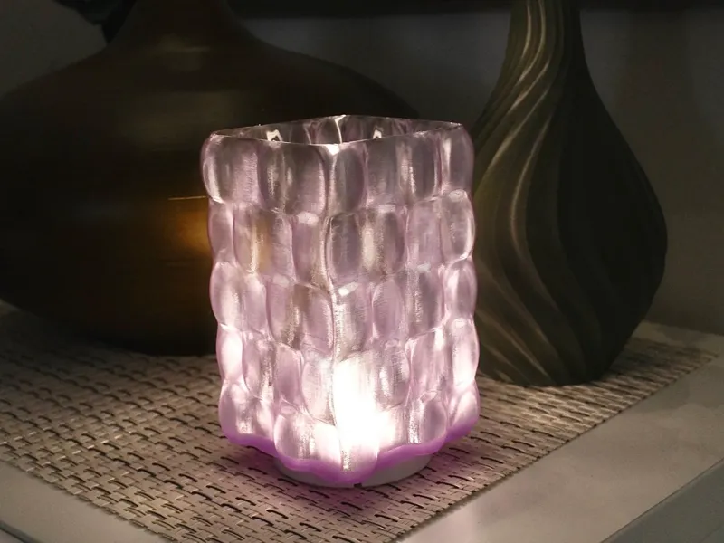 Lumina Prism - Elegant LED Lamp (Vase Mode)
