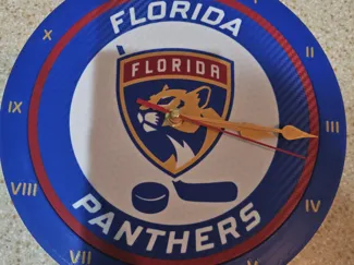 Florida Panthers Clock