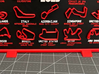 F1 Calendar Stand