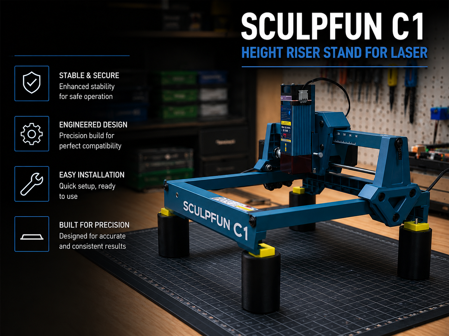 Sculpfun C1 Laser Height Riser Stand
