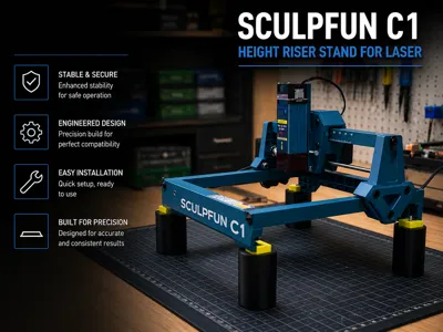 Sculpfun C1 Laser Height Riser Stand