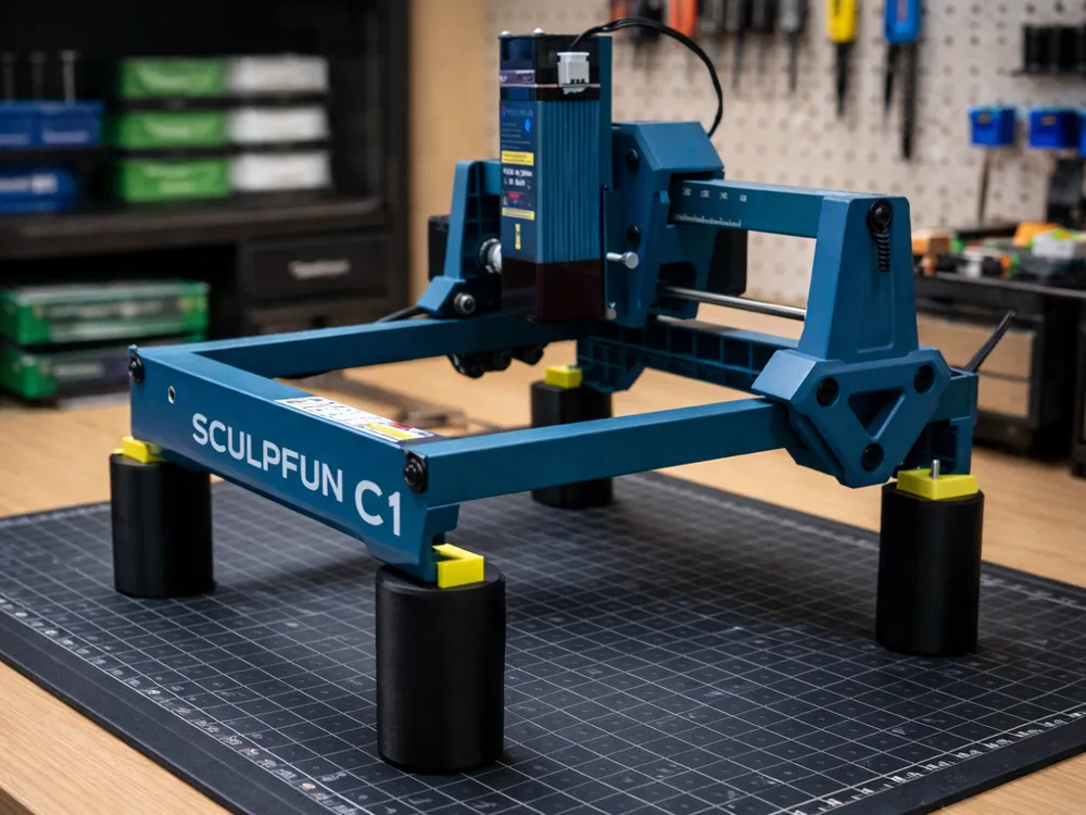 Laser Riser Table Sculpfun C1 Laser Height Riser Stand - Free 3D Print Model - MakerWorld