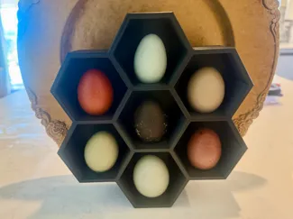 Hexagon Egg Display Shelf