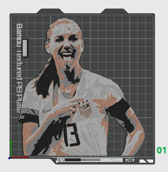 Alex Morgan Celebrating AMS - Free 3D Print Model - MakerWorld