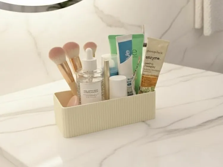 NORDÉ Collection multi purpose bathroom container 