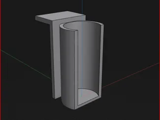 Solar Garden Light Pole Mount