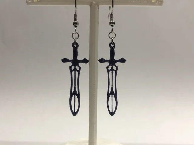 Sword earrings, no AMS, 0.4 mm nozzle