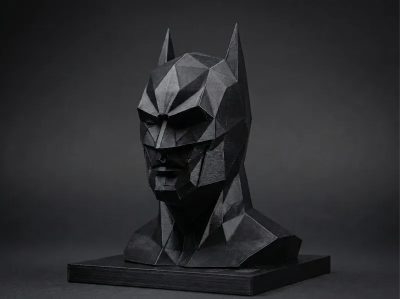 Low Poly Batman Bust