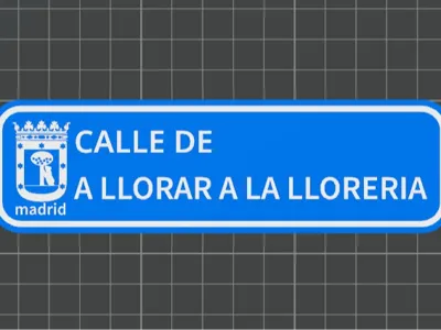 Wailing Street Sign