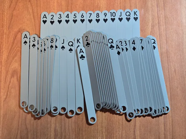 Playing Cards Popsicle Stick