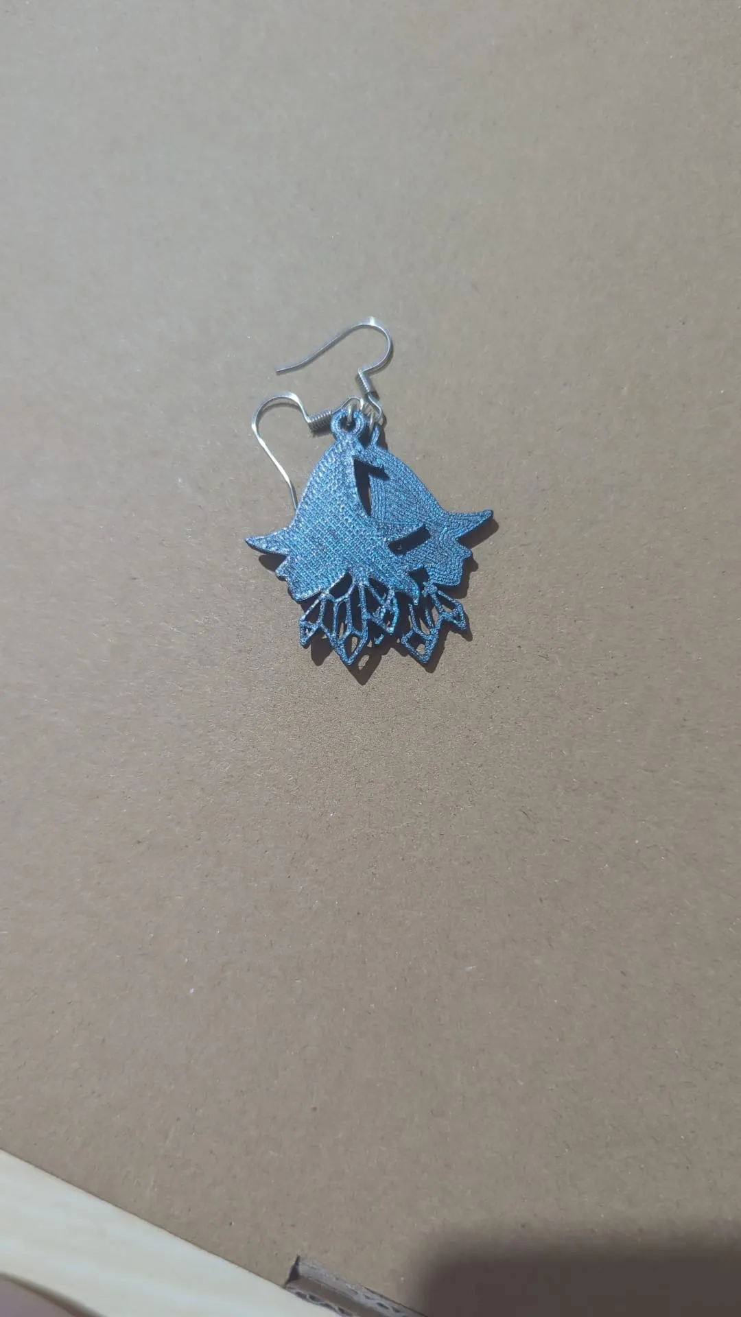 Crystal Witch Hat Earrings with Crystals view 2
