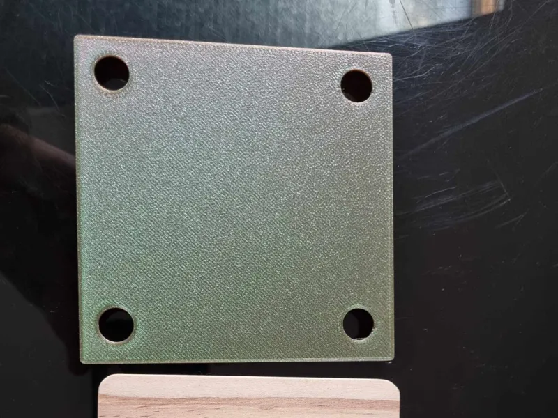 Coaster foot locator template