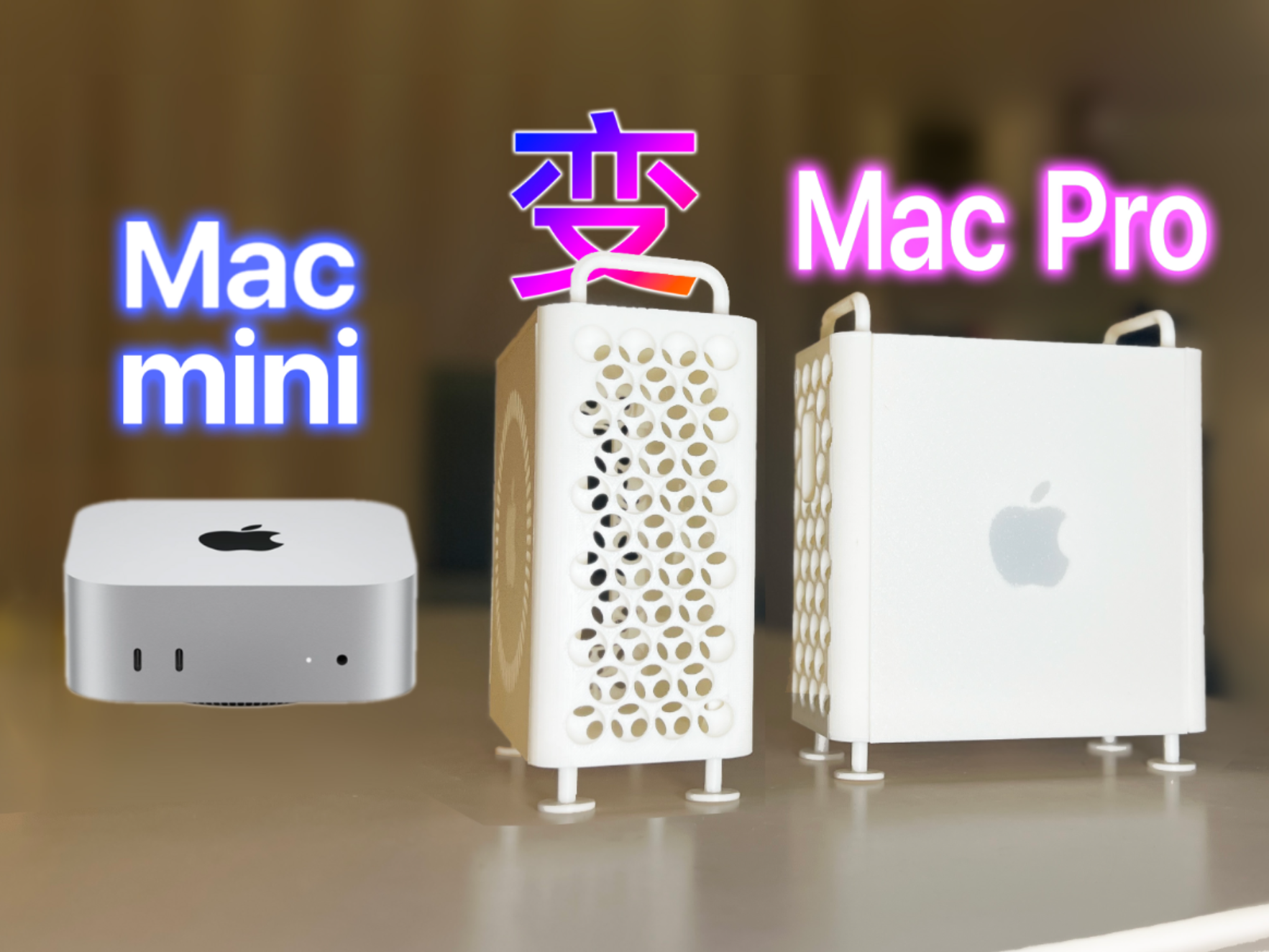 Mac Mini case, recreating the classic Mac Pro look, Mac Mini M4 ...