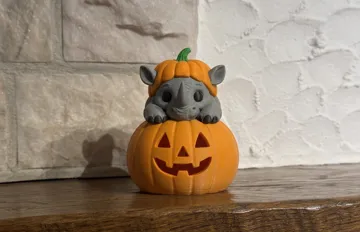 Accesorio de iluminación decorativa: Rhinoceros GlowPaws Tealight Holder Pumpkin — vista de referencia 3