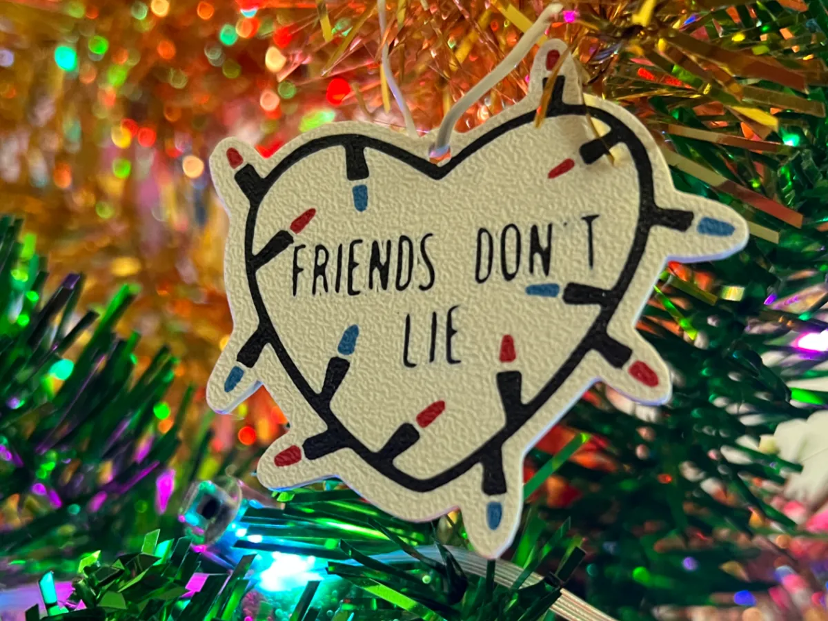 Stranger Things Friends Don #39 t Lie Ornament Key by Starlayer Studio