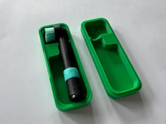 Toothbrush head travel case (with hidden magnets)