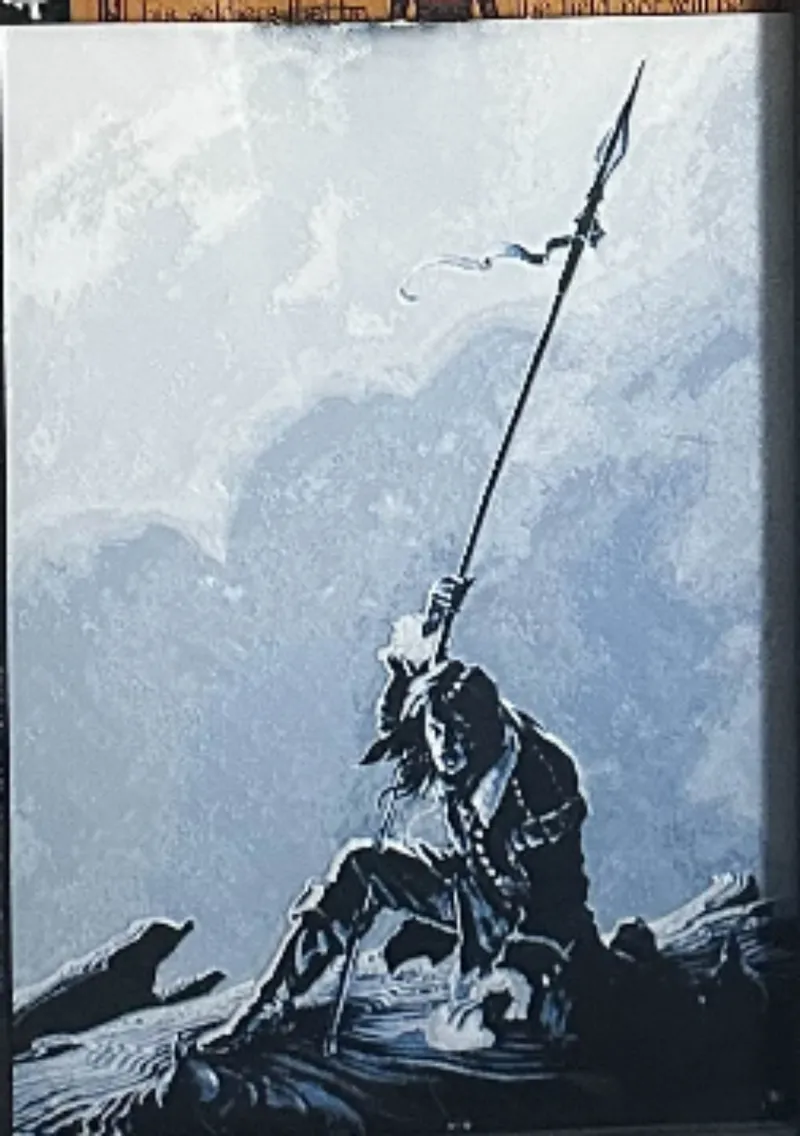 Kaladin Holding a Spear | HueForge