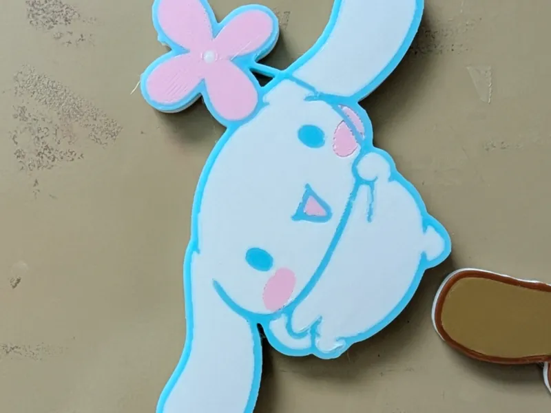 Cinnamoroll with a flower