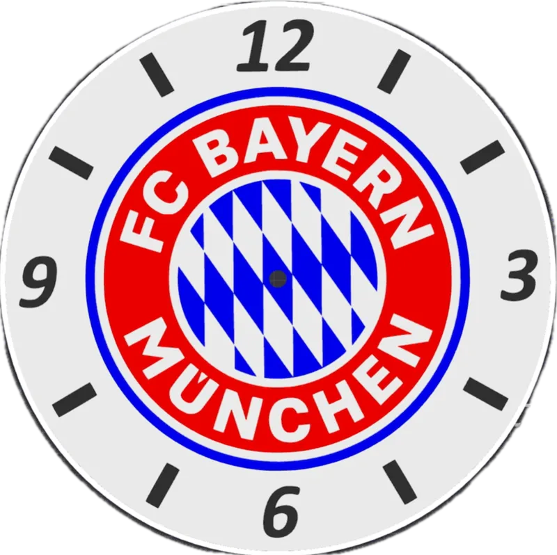 FC Bayern München Wanduhr