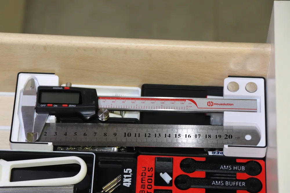 GridFinity - Caliper and ruler holder 2x1, 2x1 by Sigma MakerWorld ...