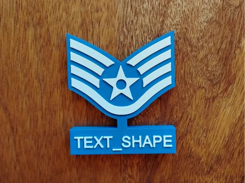 AF Staff Sergeant E5 Stand