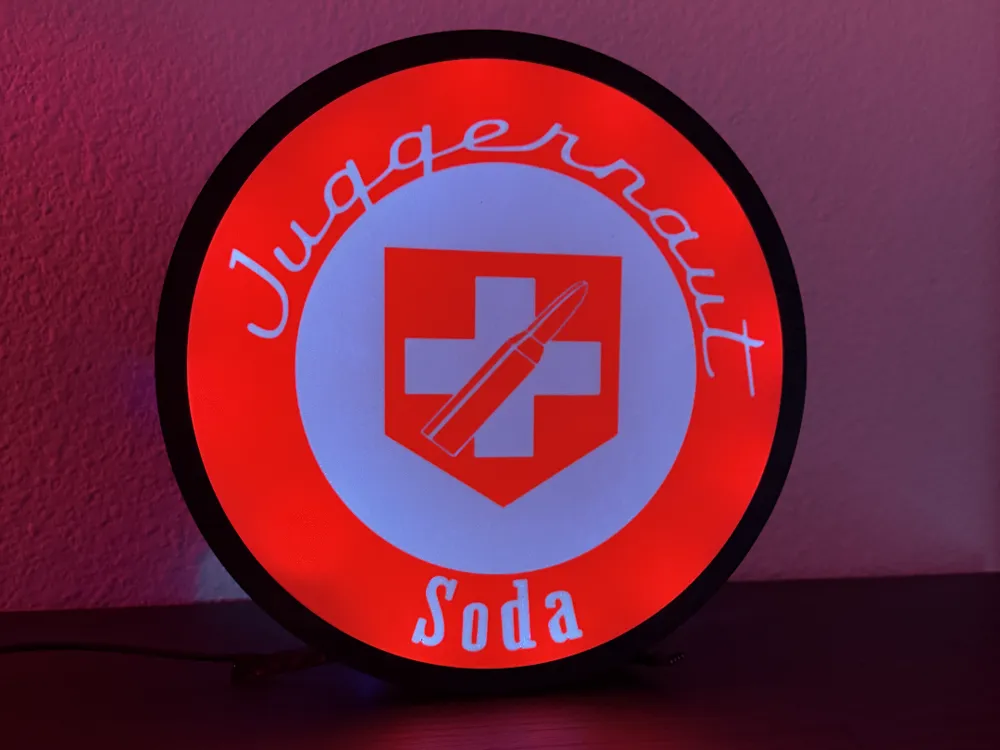 Call of Duty Juggernaut LED LightBox by Skit MakerWorld: Download Free ...