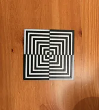 Optical Illusion Coasters (2 Designs)