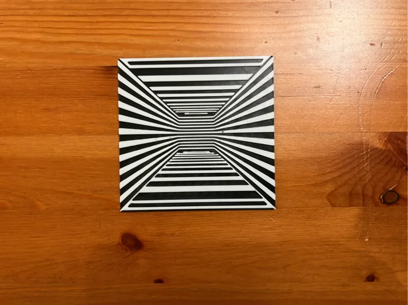Optical Illusion Coasters