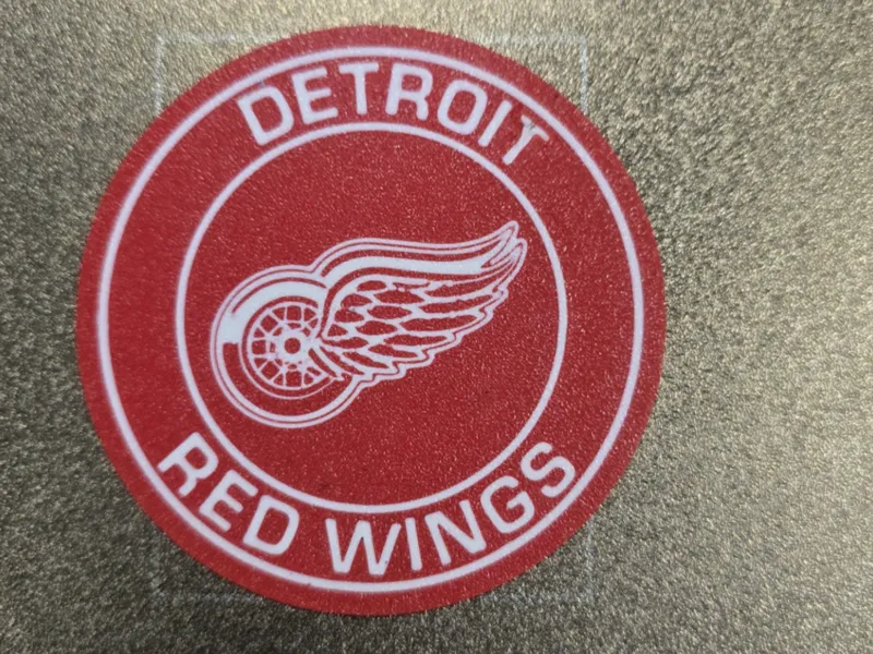 Red Wing Coaster set with Imprinted Holder
