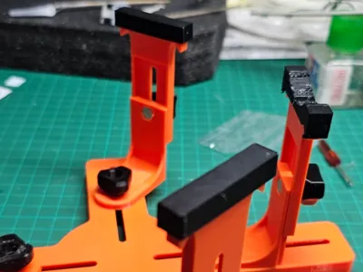 Arm covers and feet for the Ghibli Model Jig