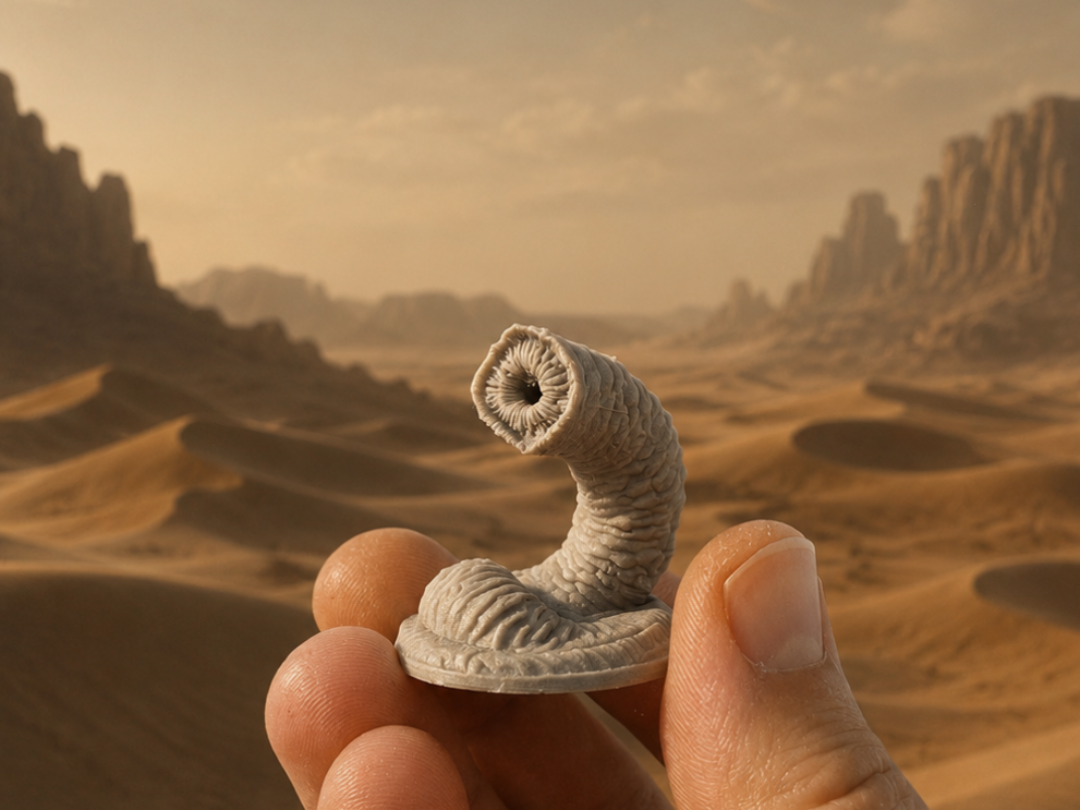Shai Hulud Dune Sandworm miniature Dune Imperium